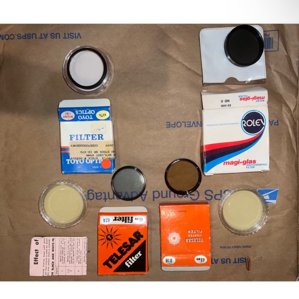 Telesar Filters Camera Lenses Lot of 4